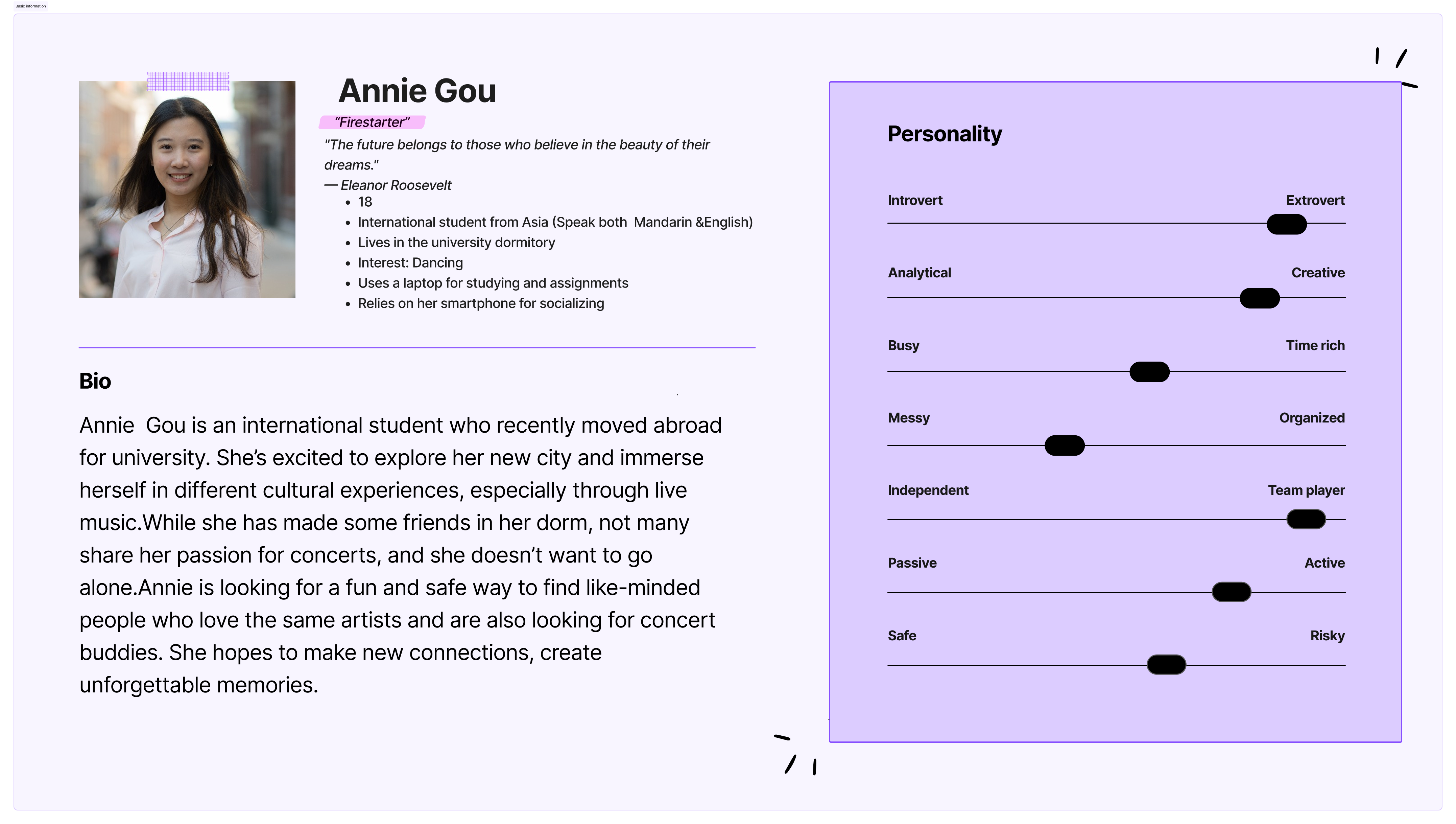 Linko user persona 1