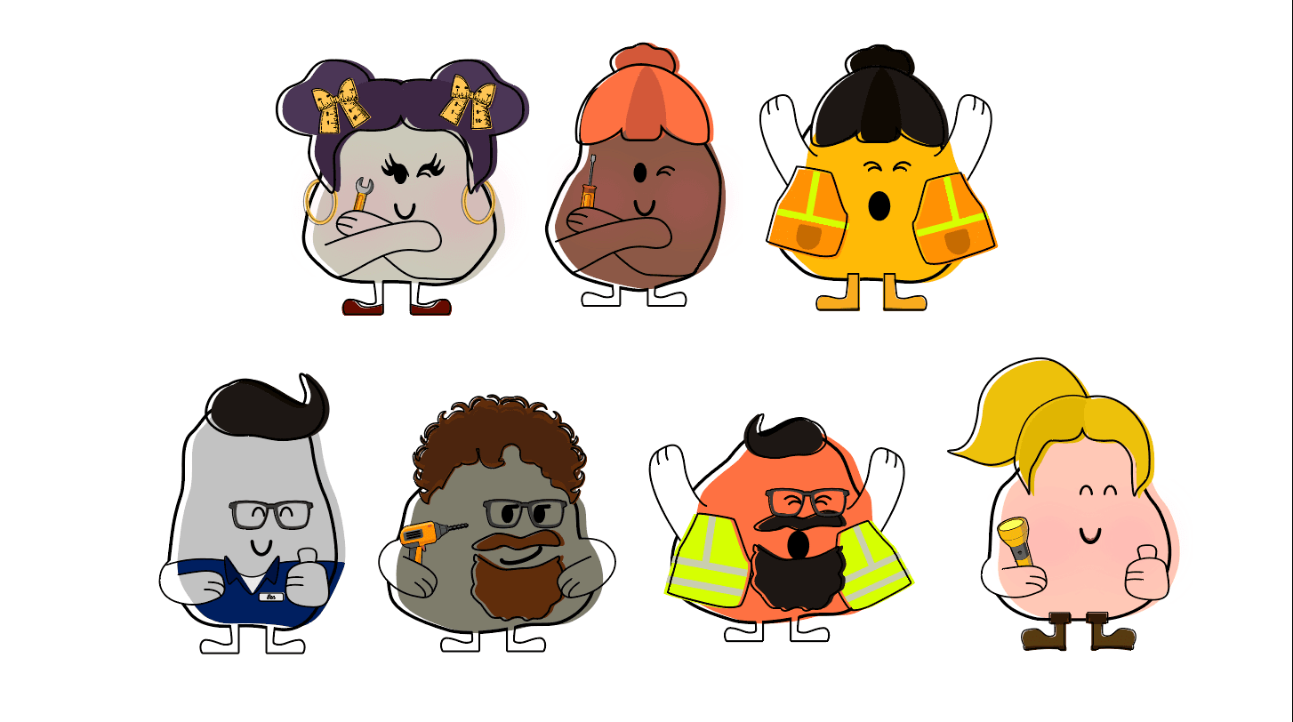 Rocky mascot and avatar system — customization interface