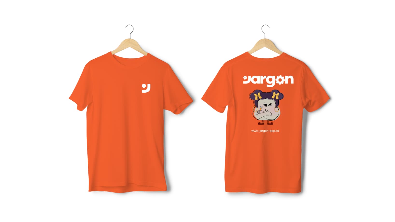 Jargon team shirt mockup — hero