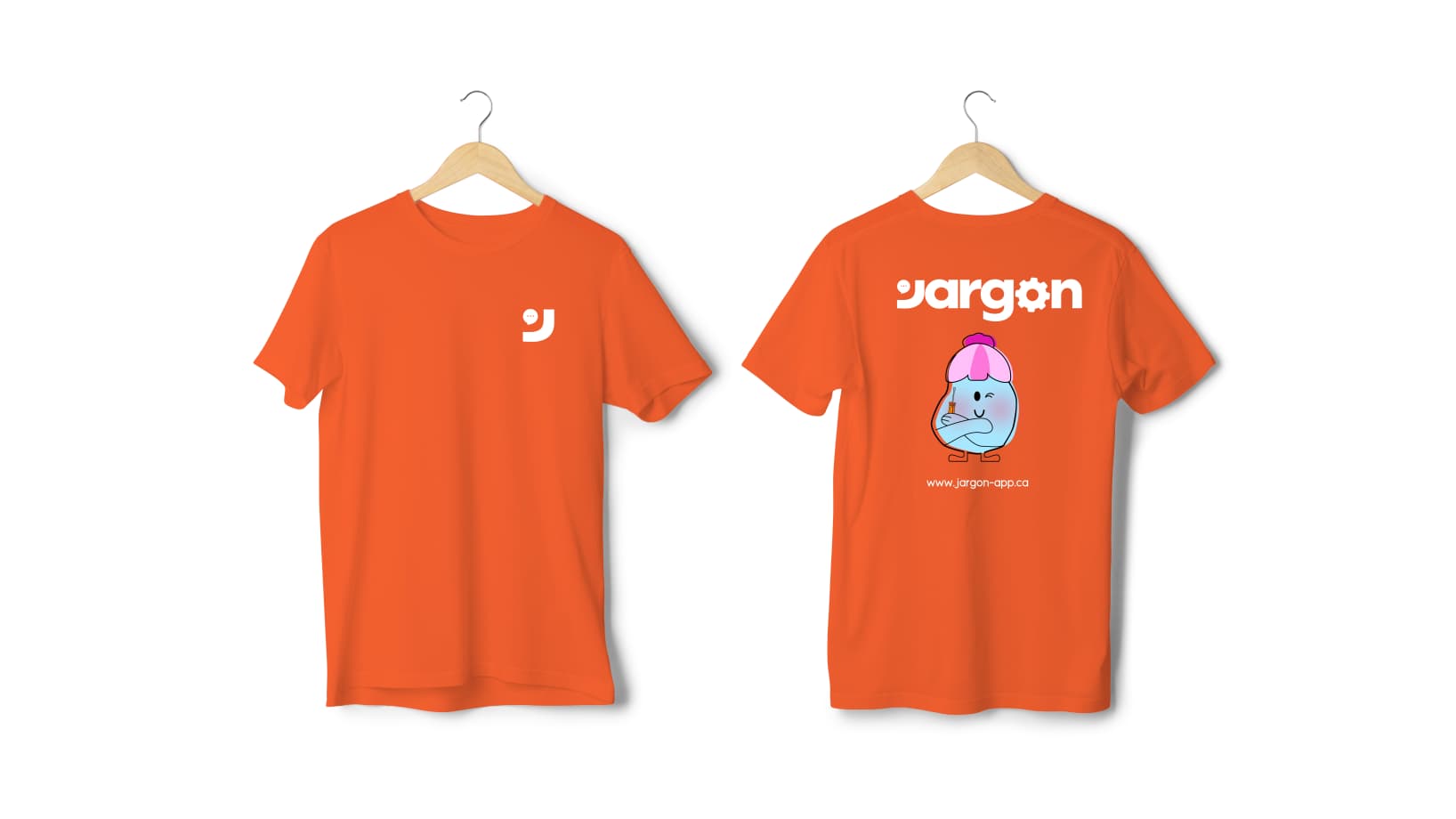 Jargon team shirt mockup — front