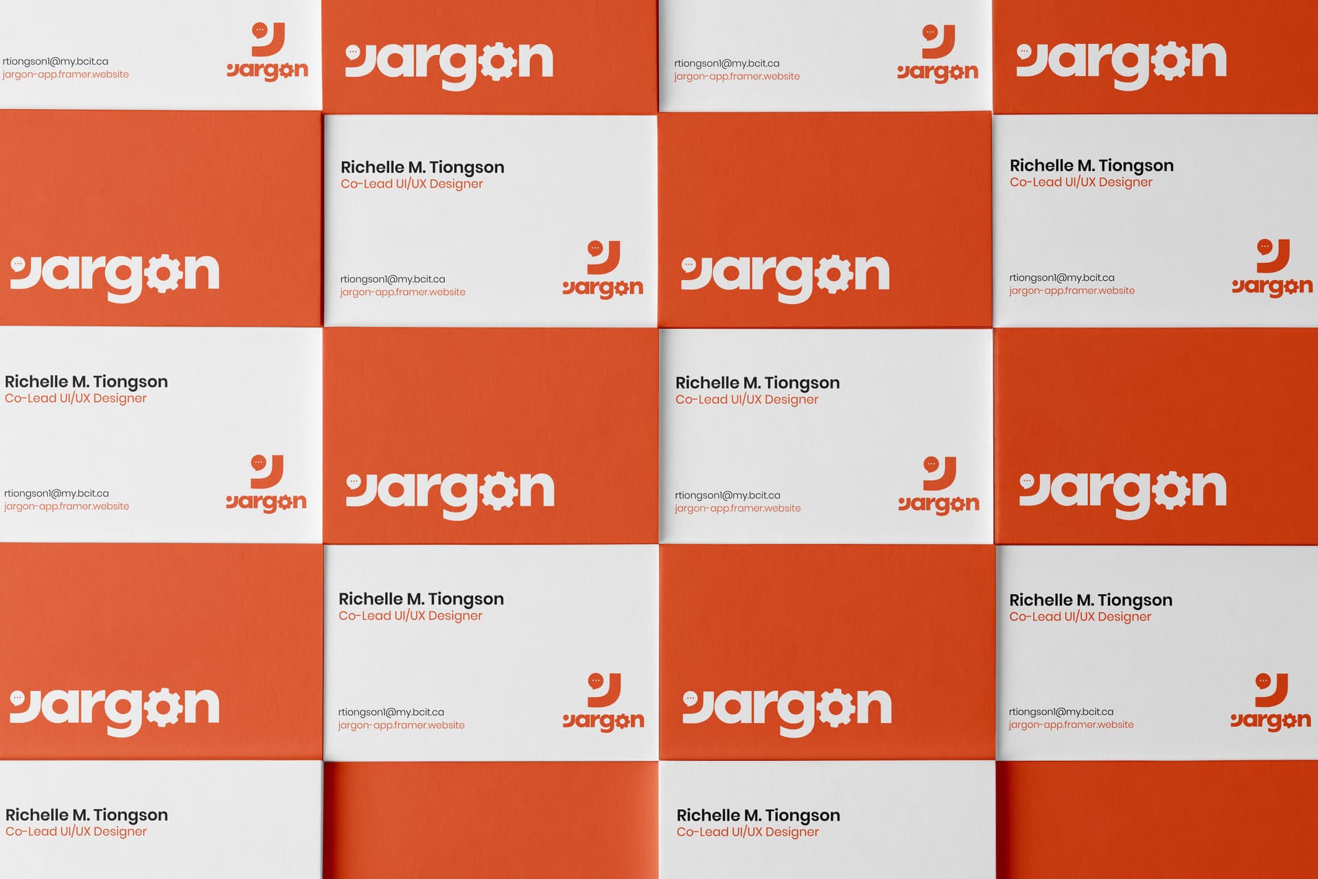 Brochure and business card mockup — detail view