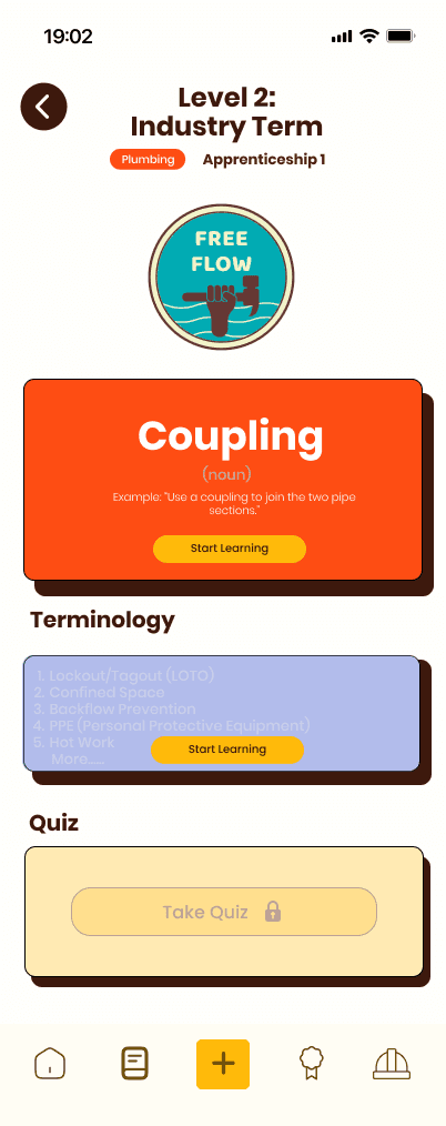 High-fidelity wireframe — Portfolio Jargon High-fi Course