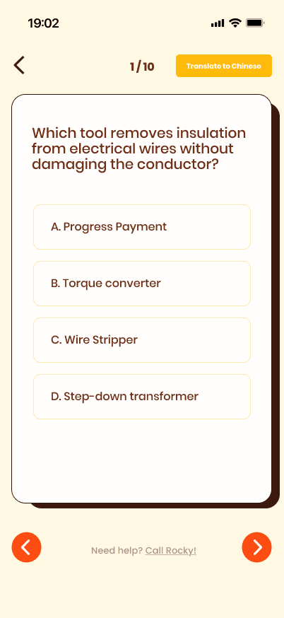 High-fidelity wireframe — Portfolio Jargon High-fi Lesson