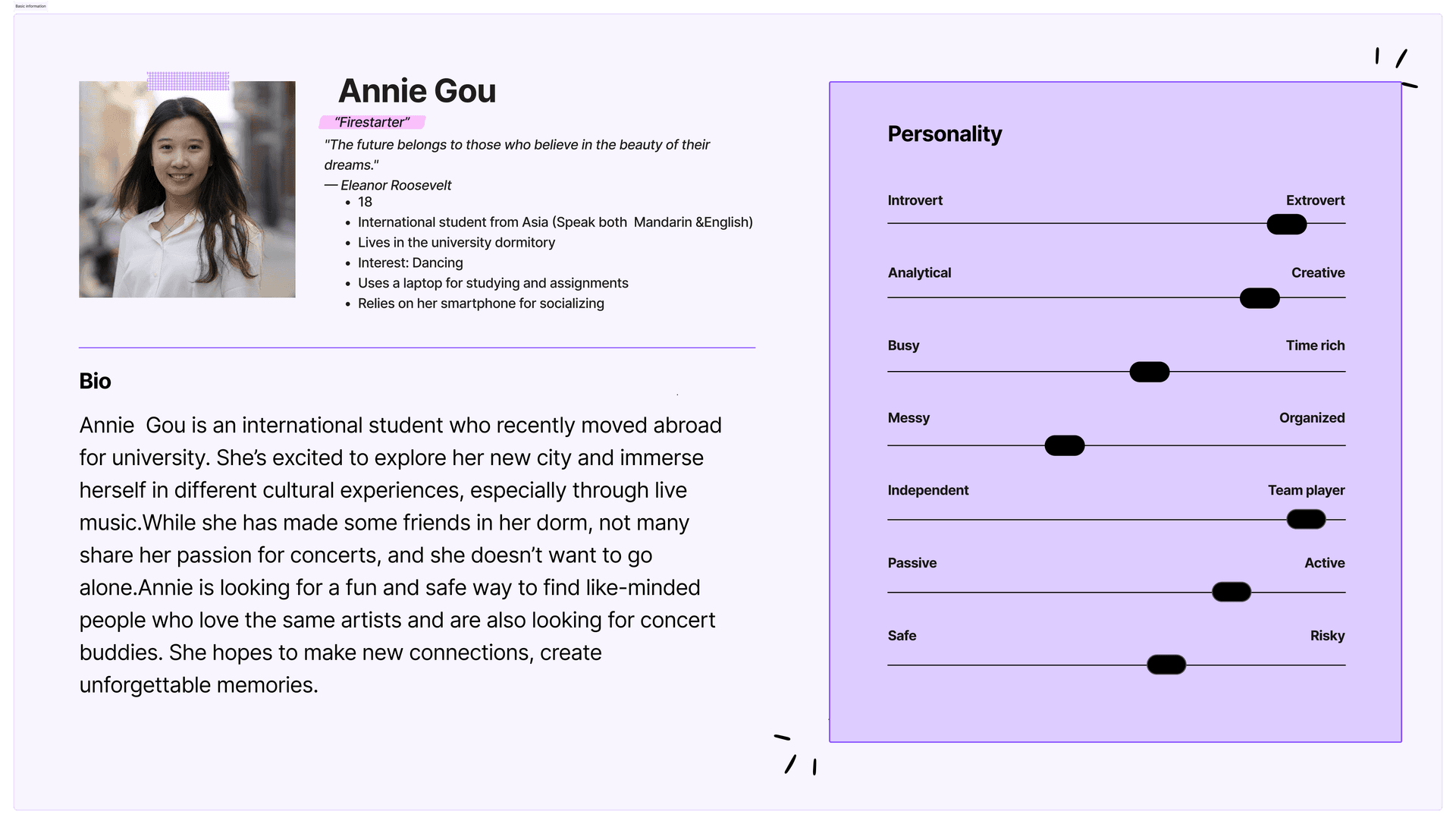Linko user persona 1