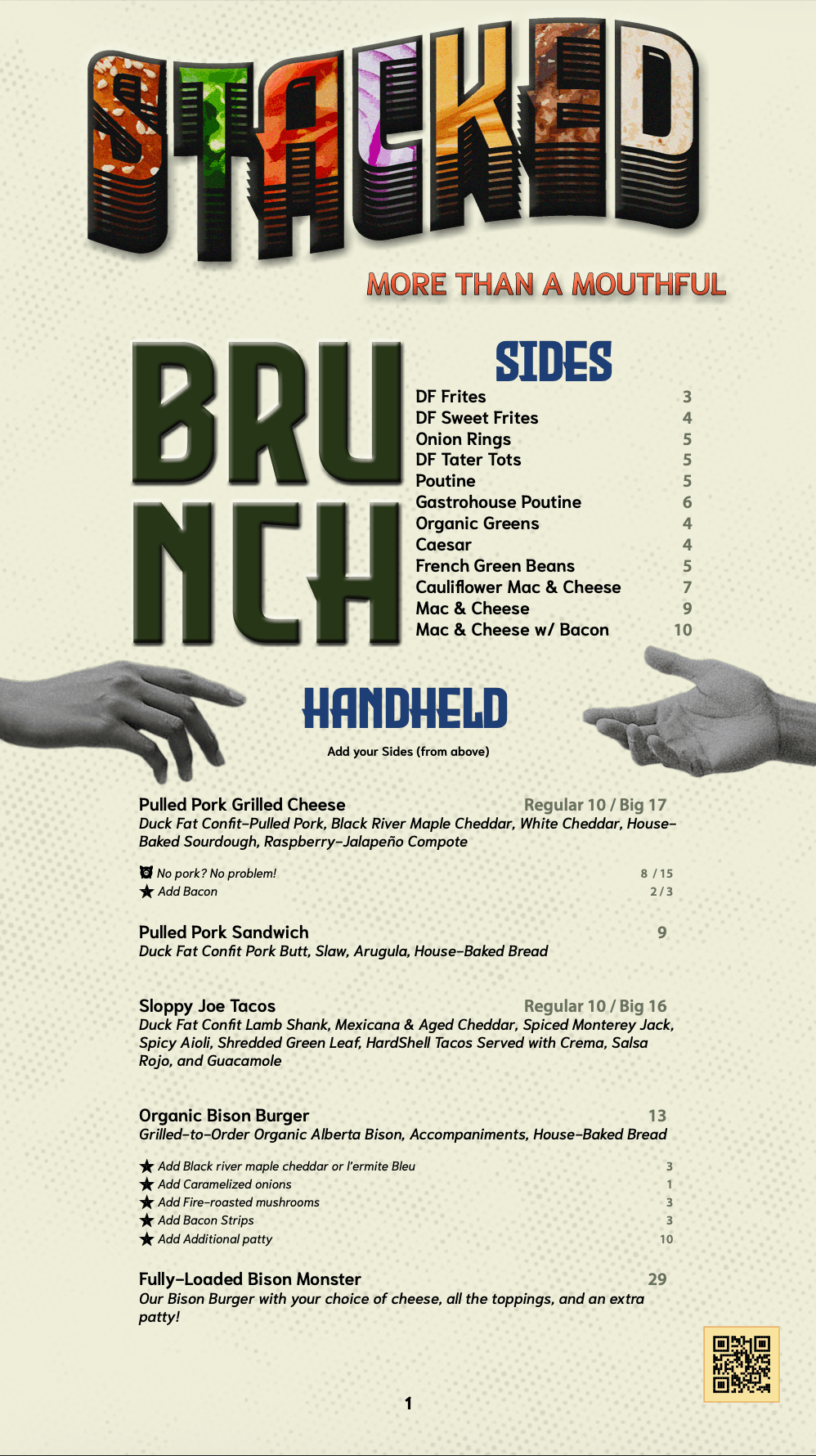 Stacked menu preview page 1